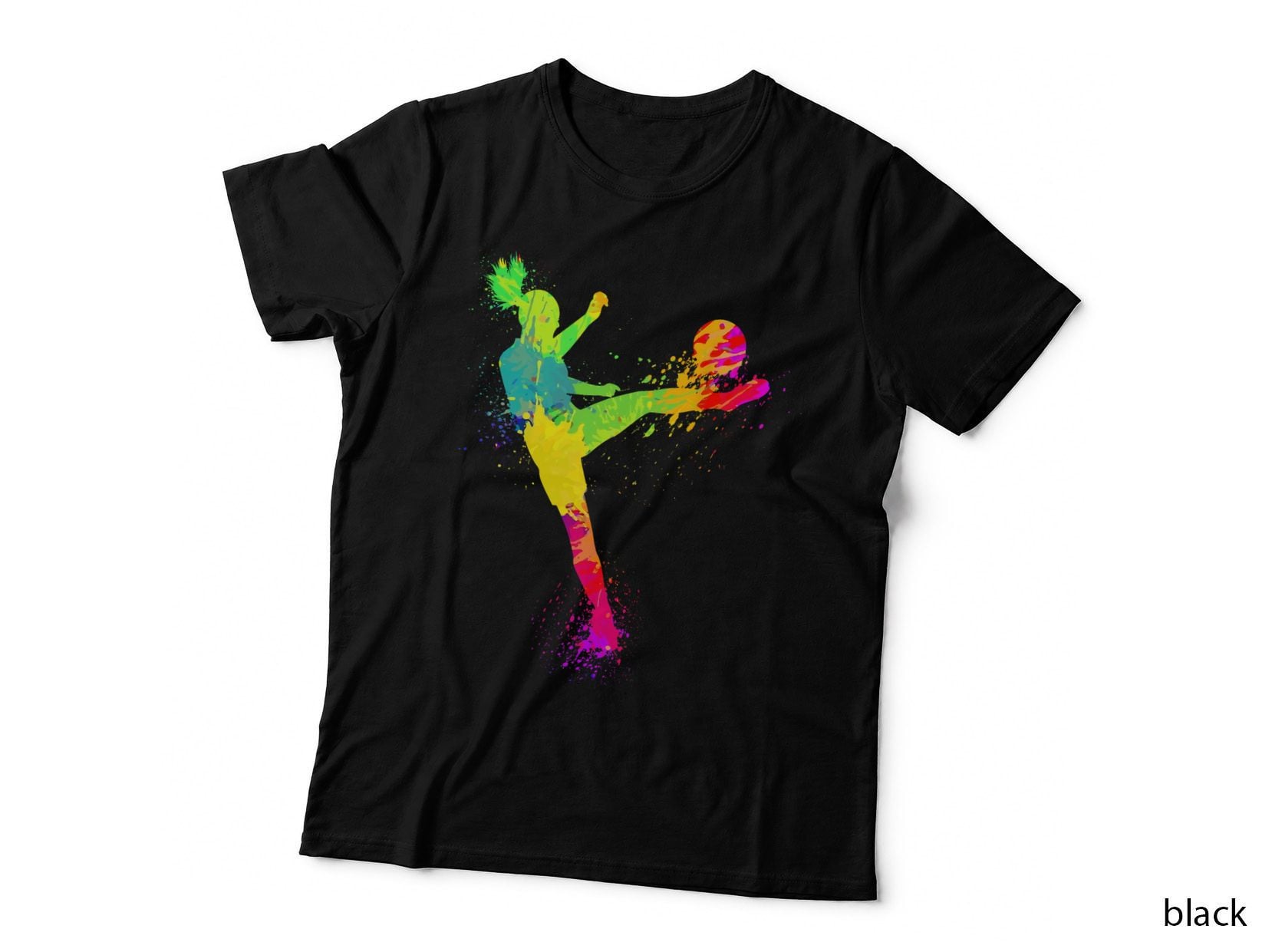Cool Soccer Design for Women Girls Soccer Player Sport Lover T-Shirt