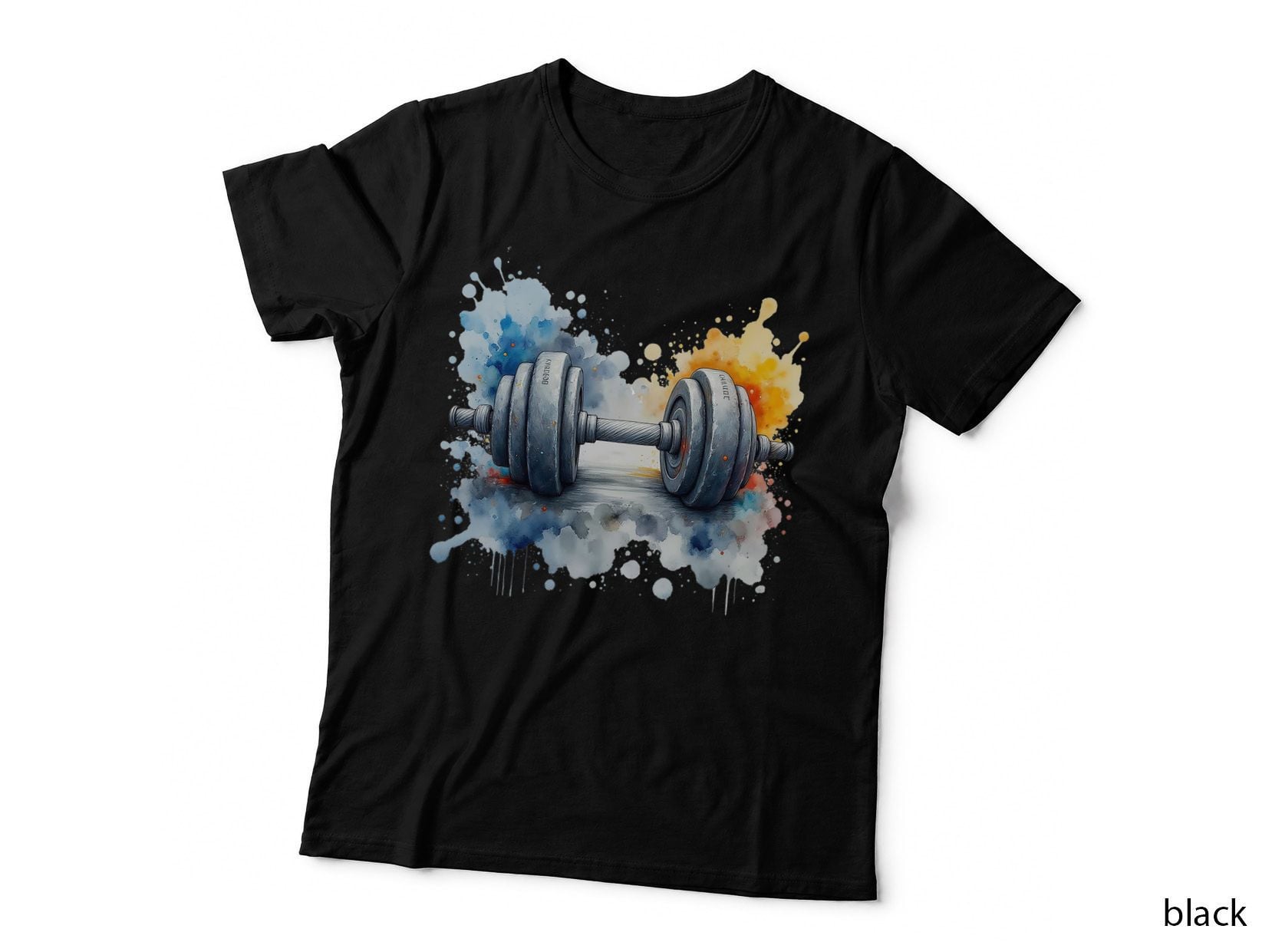 Dumbbell Weight Lifting Gym Workout Fitness Motivation Gains T-Shirt