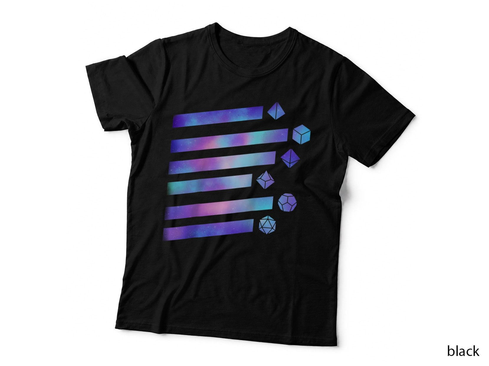 Dungeons Dice, D20 Dragons Retro RPG Gift T-Shirt