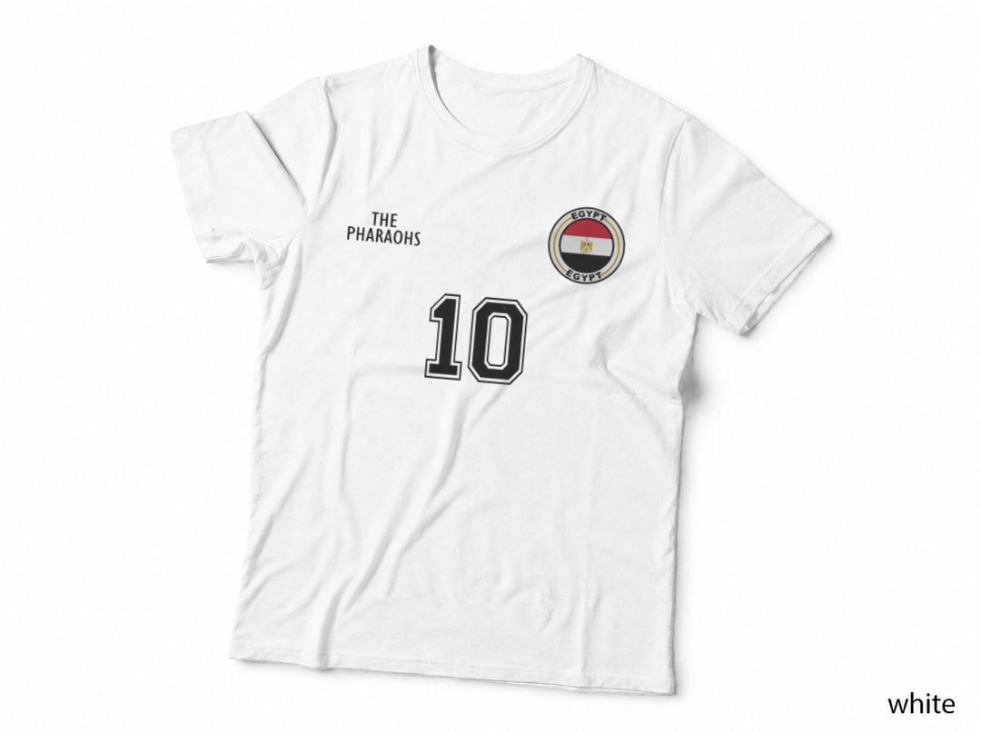 Egypt National Football Team Soccer Retro Jersey the Pharaohs Number 10 T-Shirt