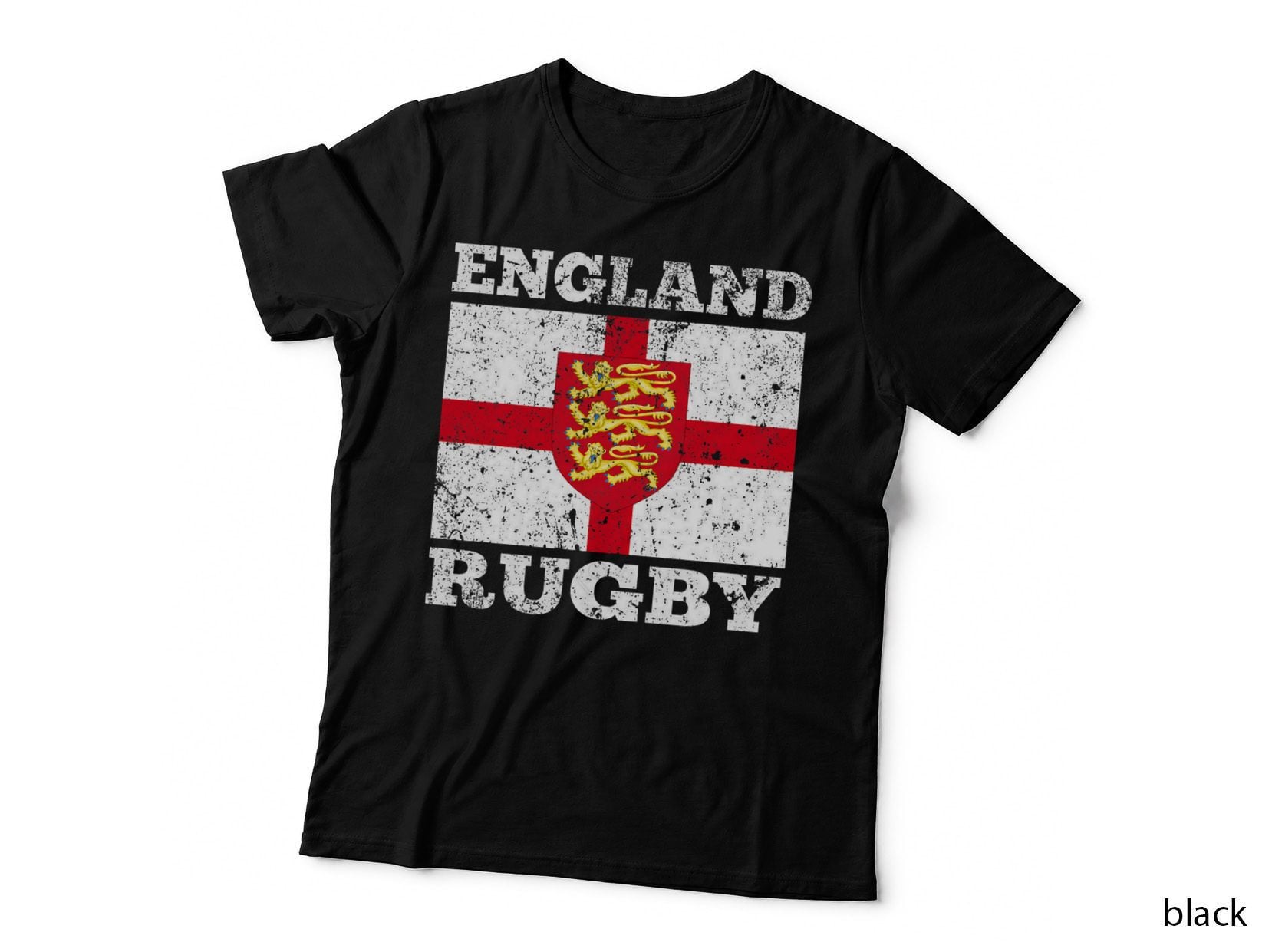 England Rugby Vintage English Flag Rugby United Kingdom Gift T-Shirt