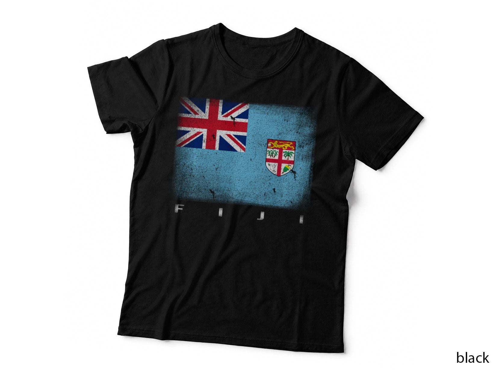 Fiji Fijian Flag Souvenir Travel Rugby T-Shirt