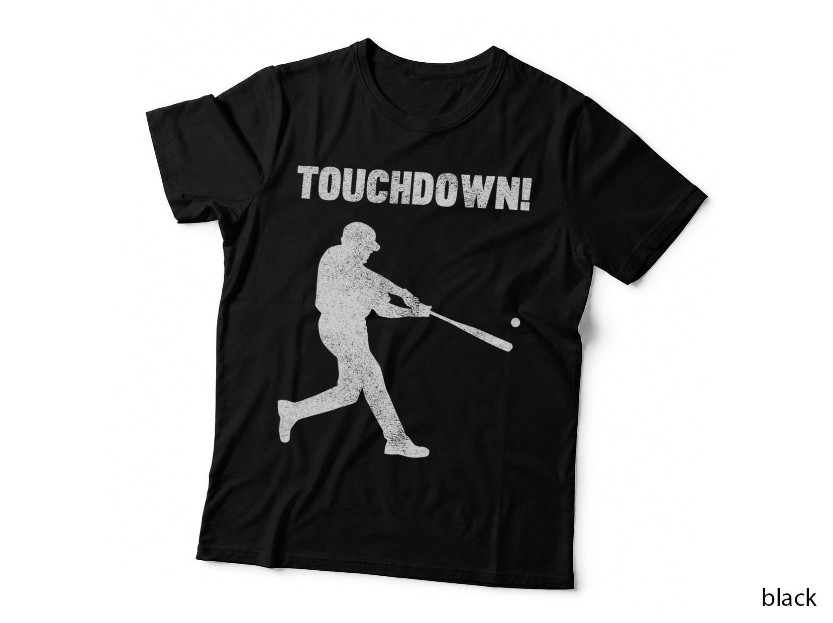 Funny Baseball Touchdown T-Shirt - Homerun Joke Shirt