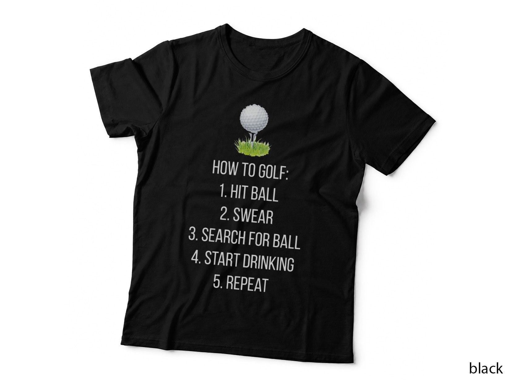 Funny Golf How to Play T-Shirt