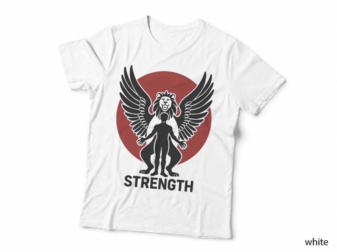 Inner Strength Courage Motivation Minimalist Graphic Design Fitness Gym T-Shirt