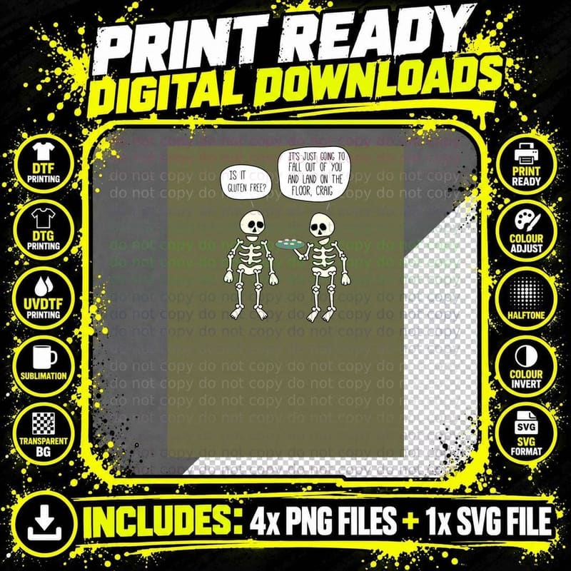 Is It Gluten Free Tri-Blend T-Shirt Png SVG Digital Bundle