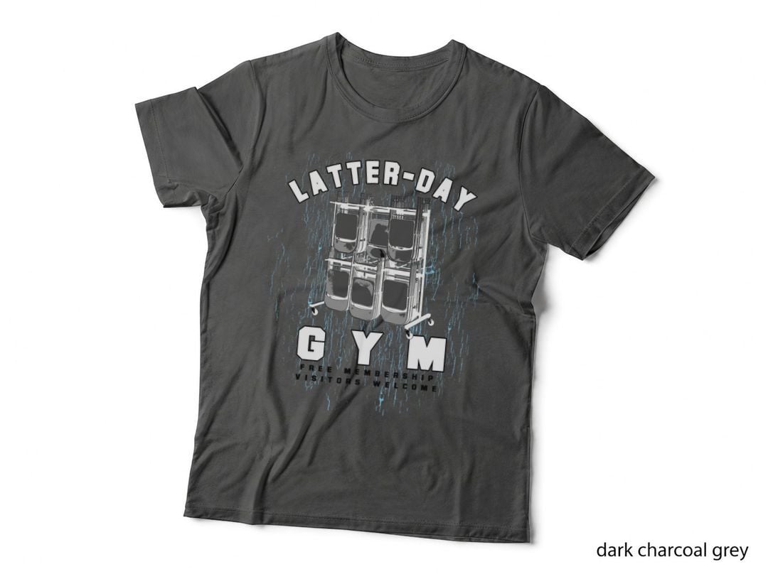 LDS Mormon Funny Mens Boys Girls Missionary Gift Gym T-Shirt