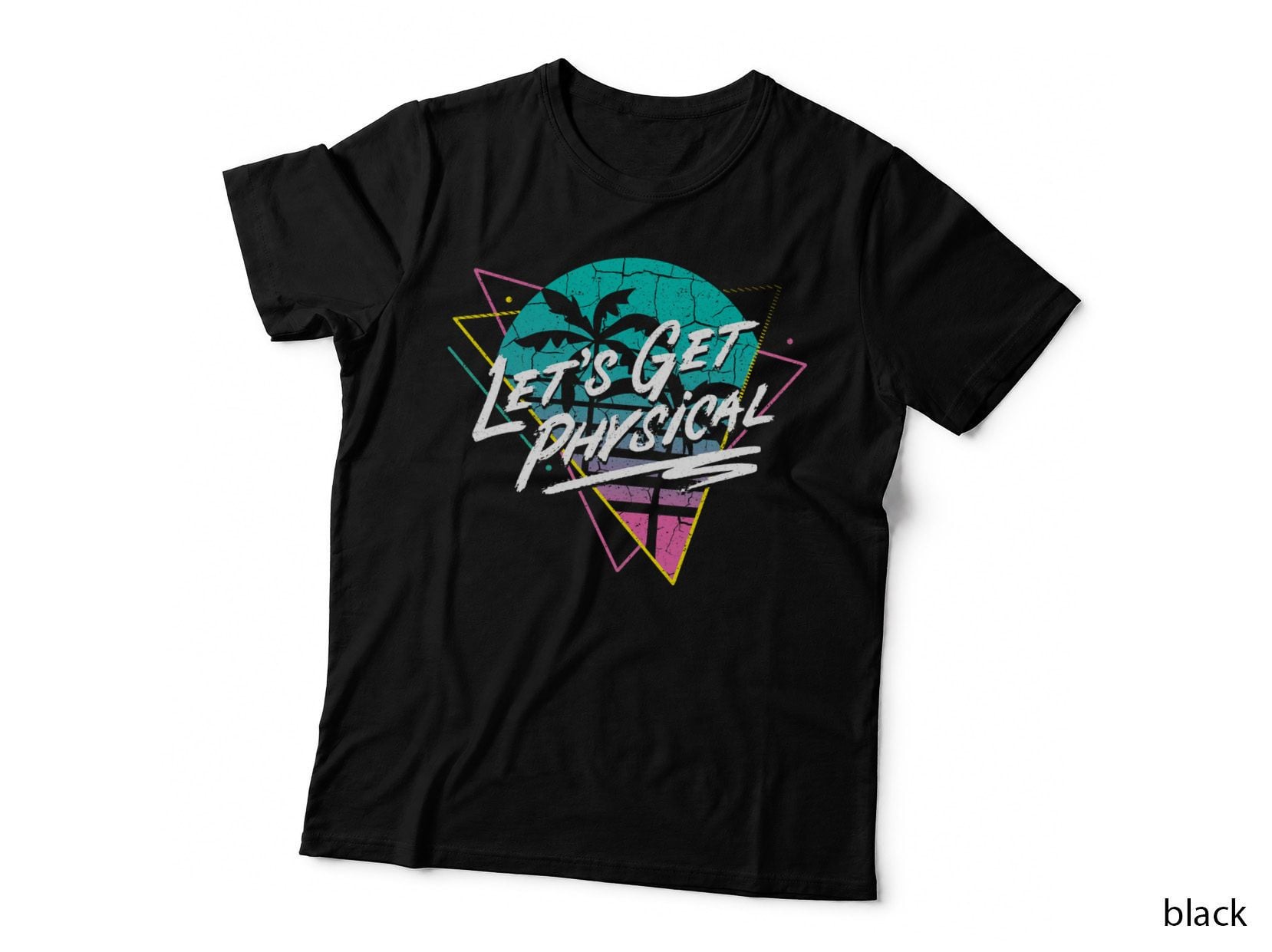 Let's Get Physical - 80s 90s Aesthetic Gym Workout T-Shirt