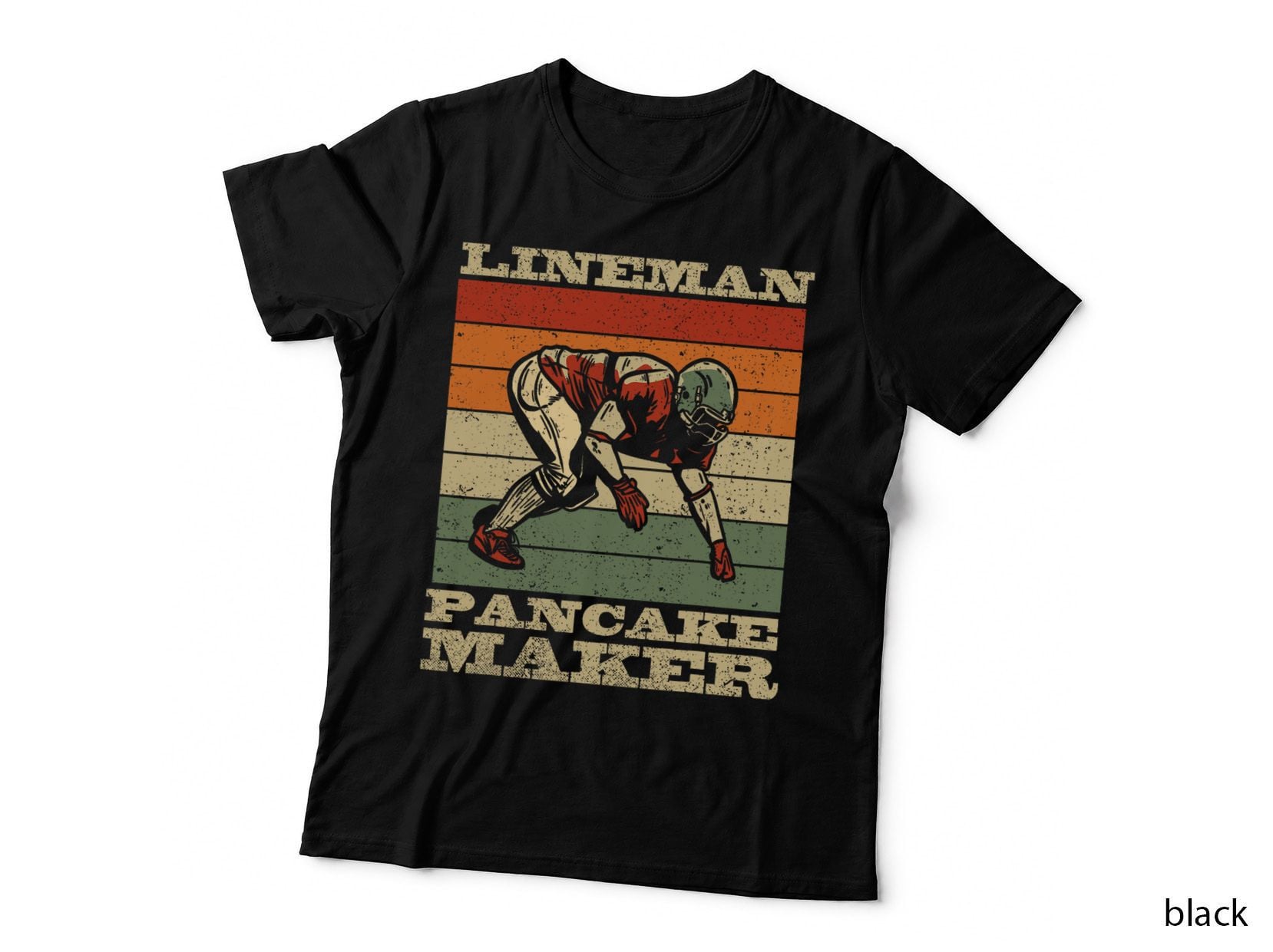 Lineman Pancake Maker - American Football Season Party T-Shirt