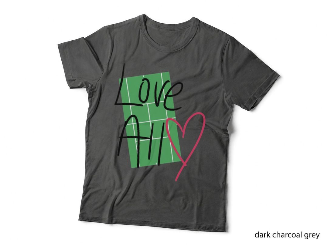 Love All Tennis Court T-Shirt