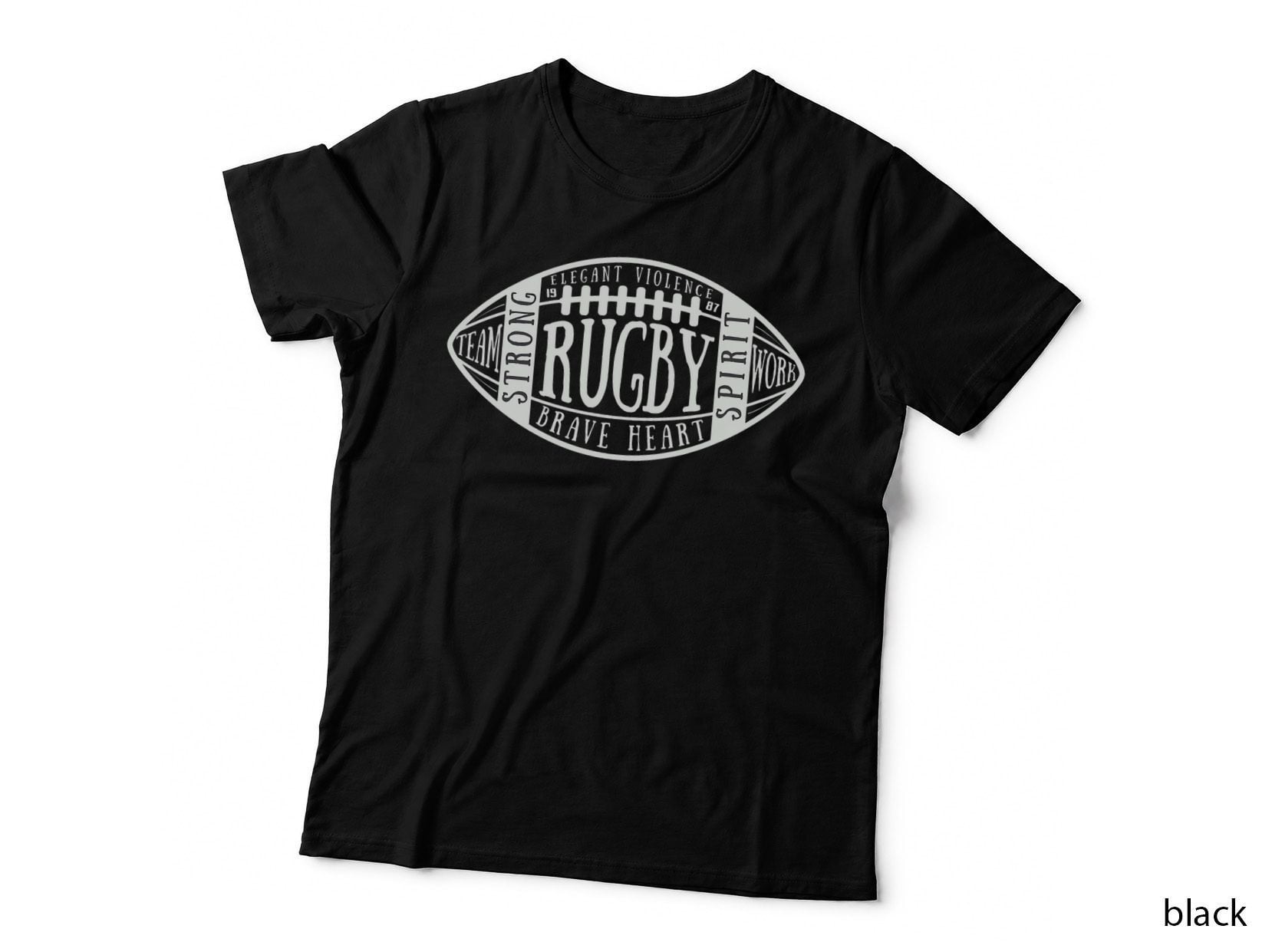 Men's Rugby Ball for Rugby Fans Vintage Rugby Gift T-Shirt