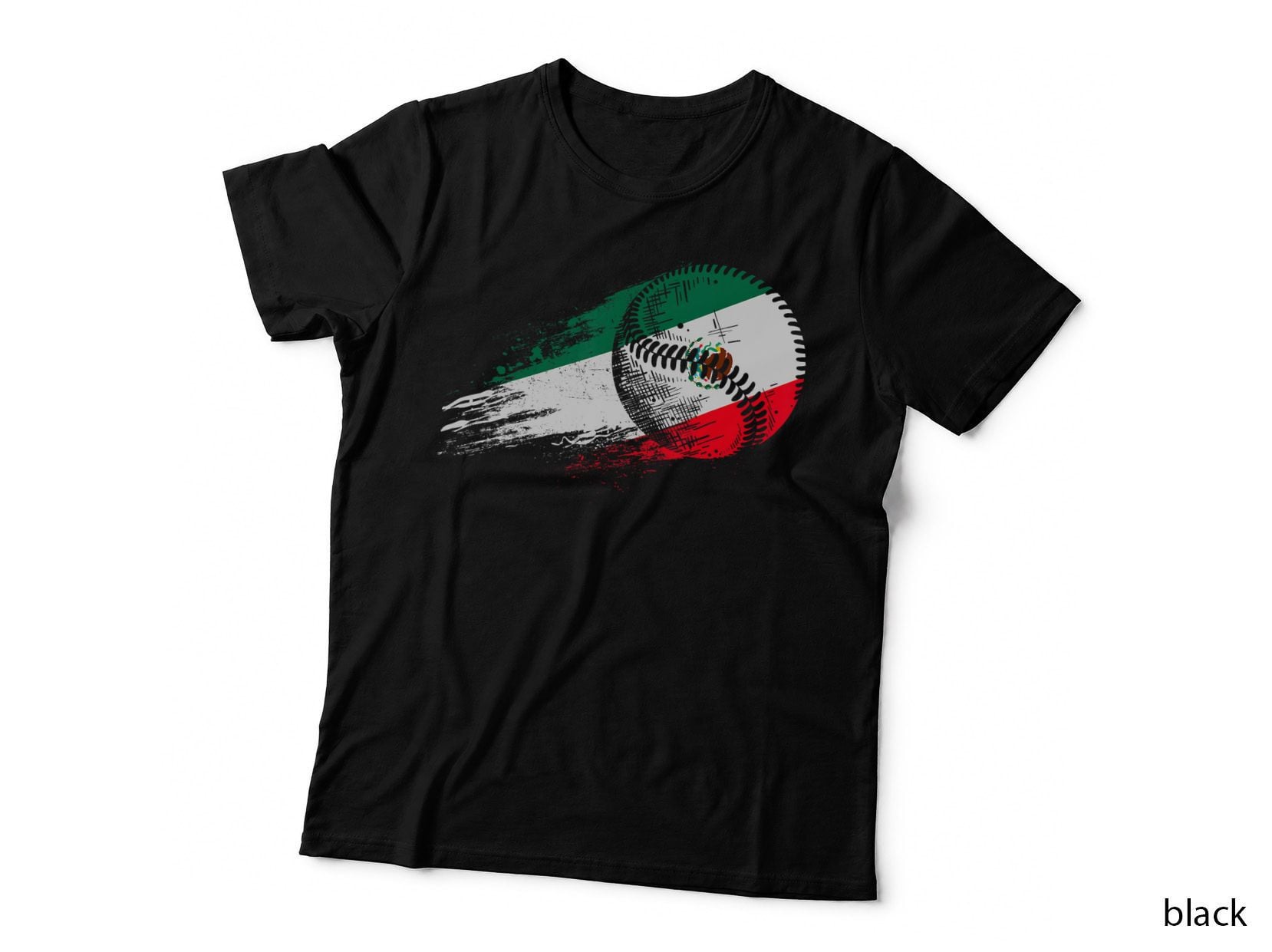 Mexican Baseball Player Mexico Flag Baseball Lover T-Shirt