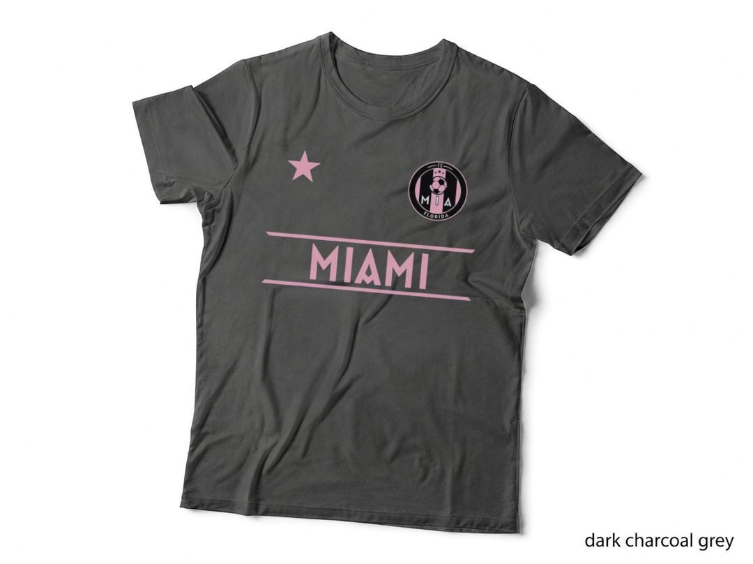 Miami Soccer Jersey Design Co Mens MIAMI Soccer Jersey Original Fan T-Shirt