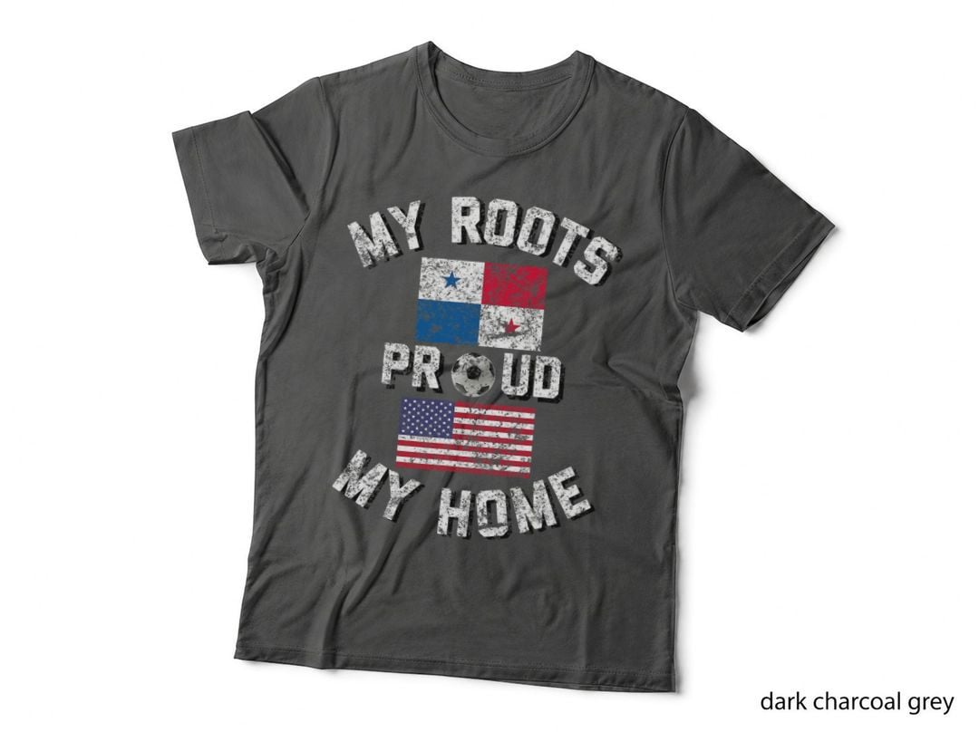 Panama Soccer My Roots My Home Vintage Flag Fan Shirt T-Shirt