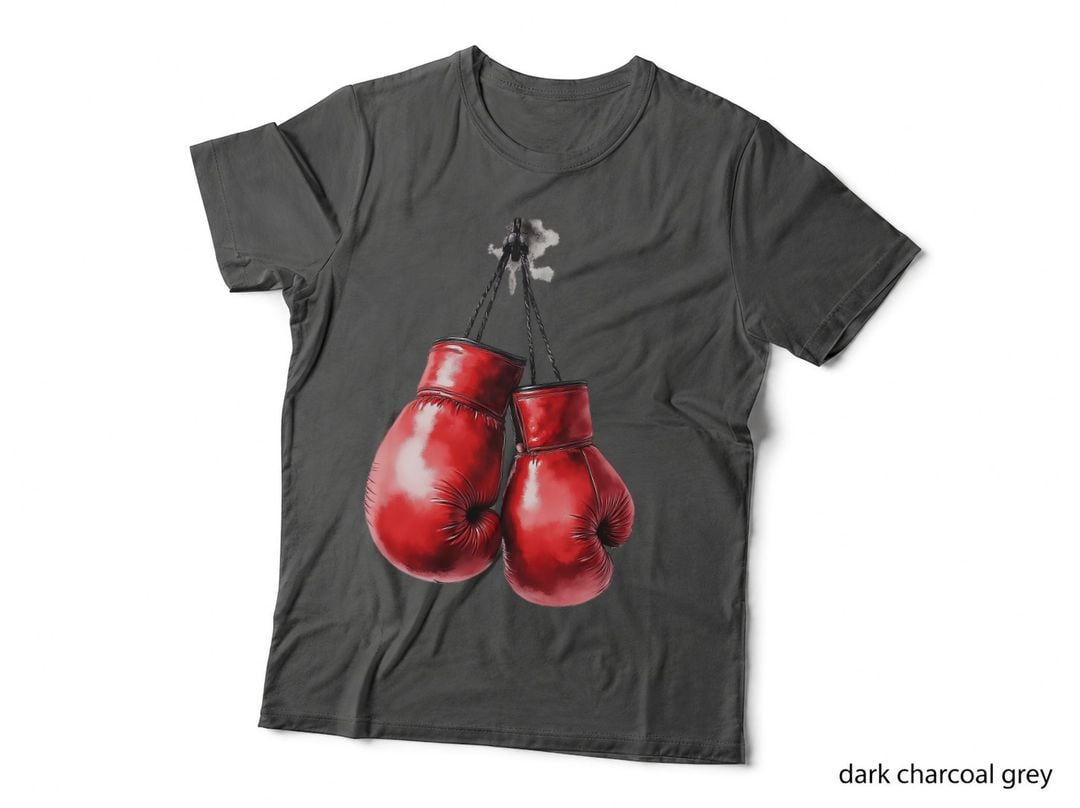 Red Boxing Gloves Fighter Training Combat Sports Gift T-Shirt