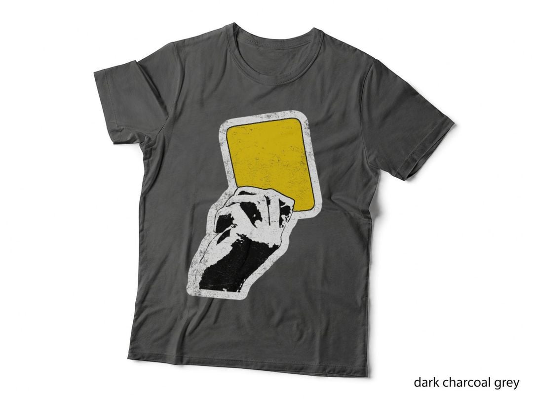 Referee Yellow Card Coach Sports Football Soccer T-Shirt