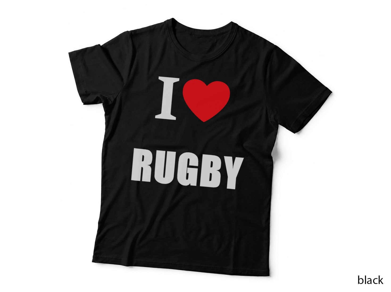 Retro Vintage Classic I Love Rugby T-Shirt
