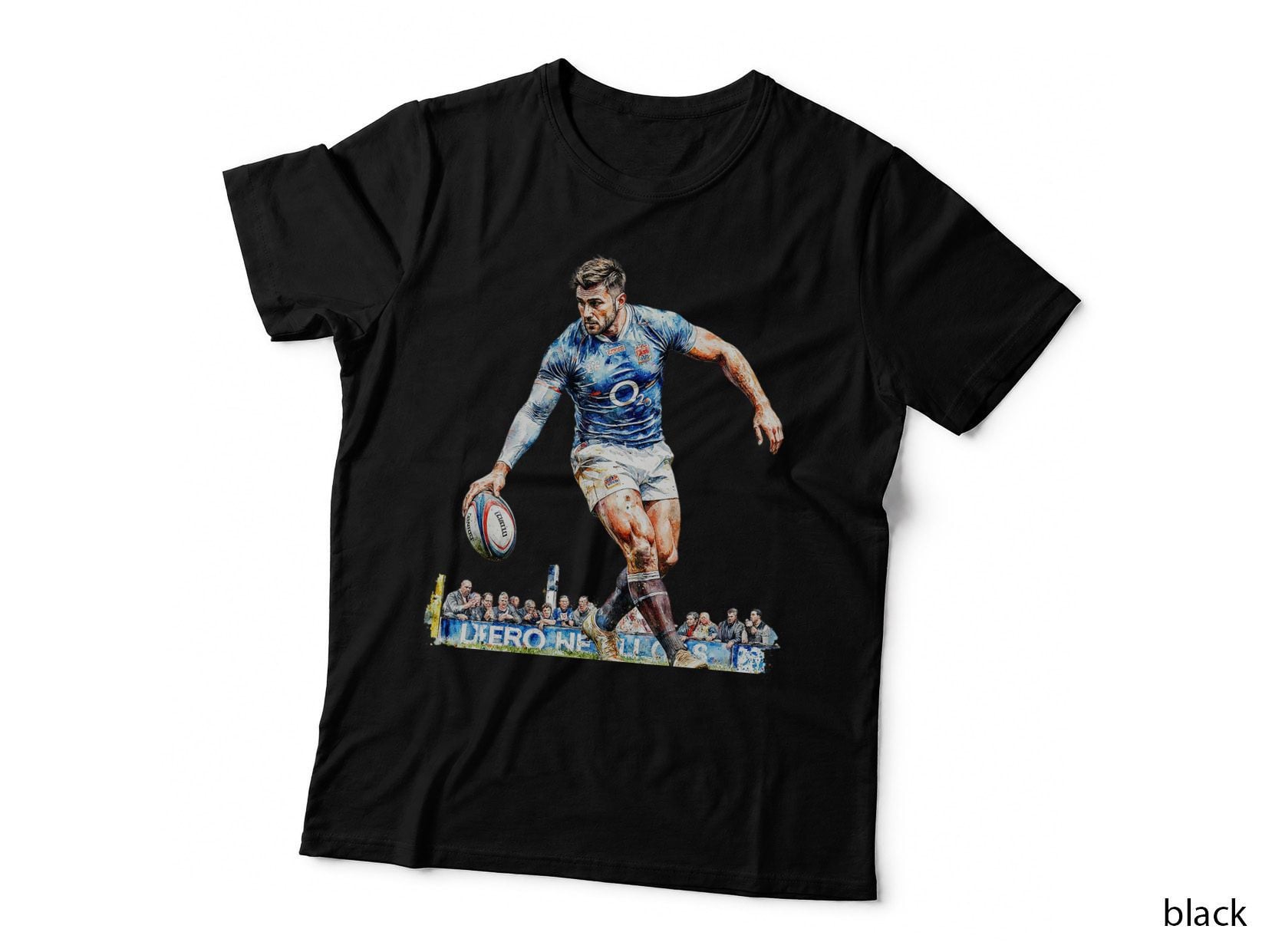 Rugby Player Kicking Ball Game Day Sports Fan Dad Gift T-Shirt