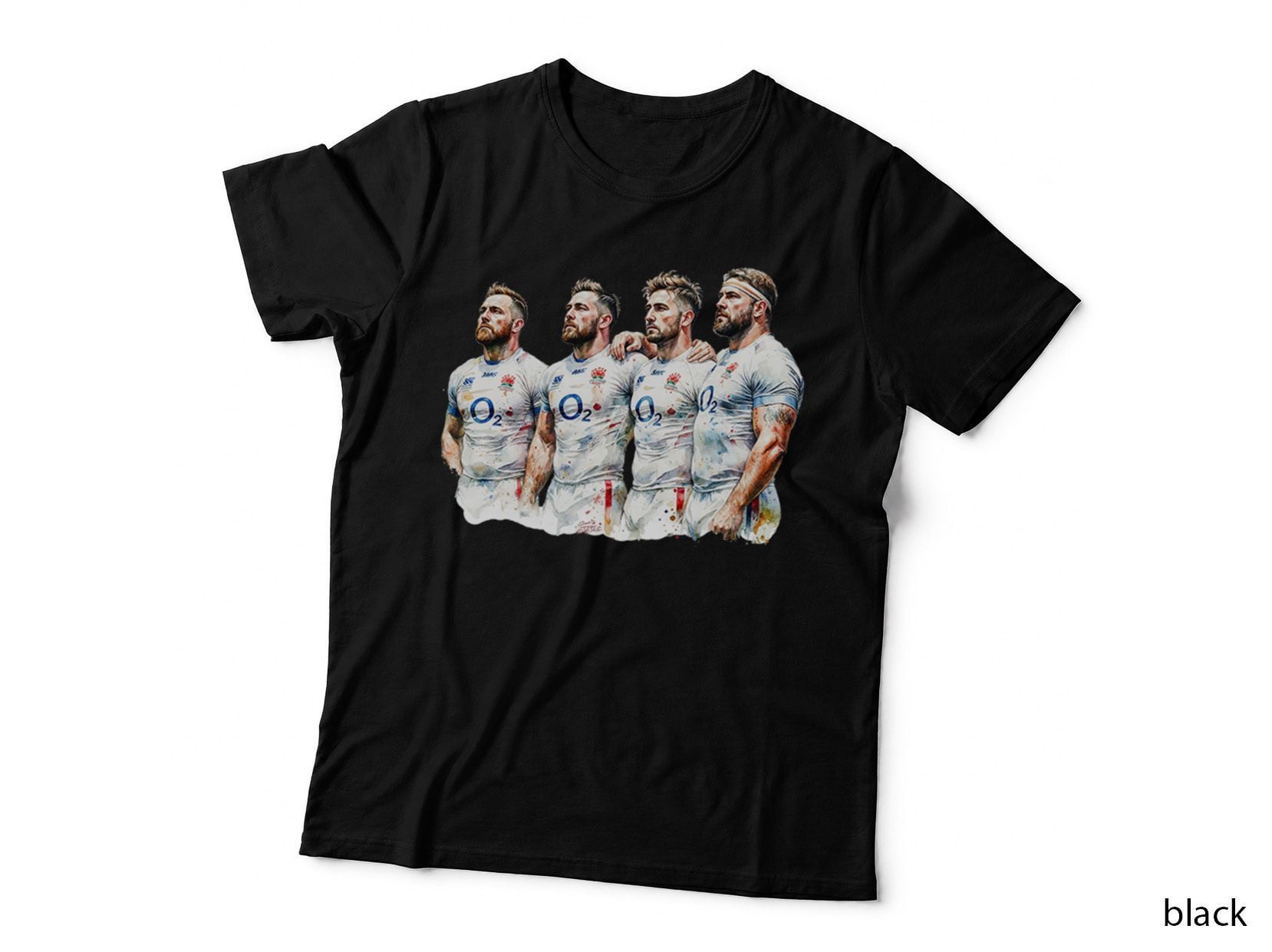 Rugby Team Unity Strength Sports Artwork T-Shirt