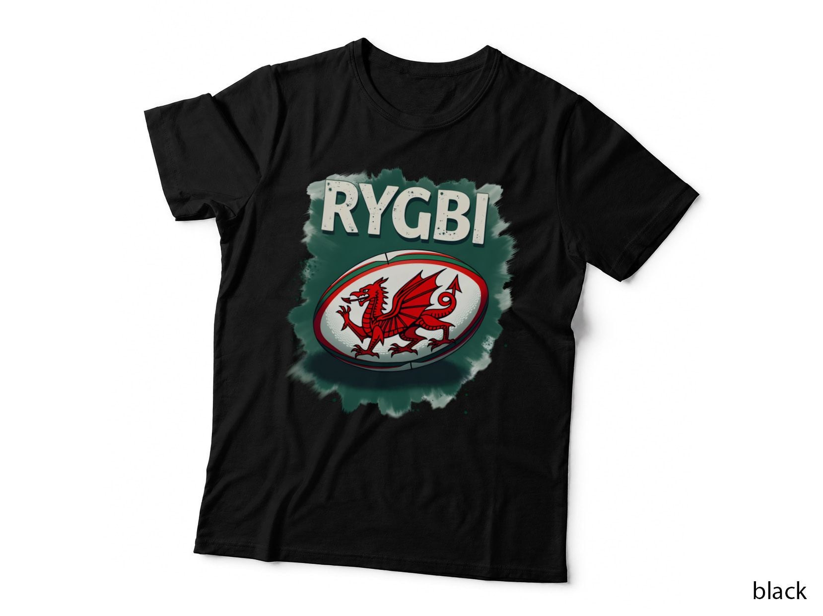 Rybi Cymru Tee, Welsh Rugby Dragon Fan Gift T-Shirt