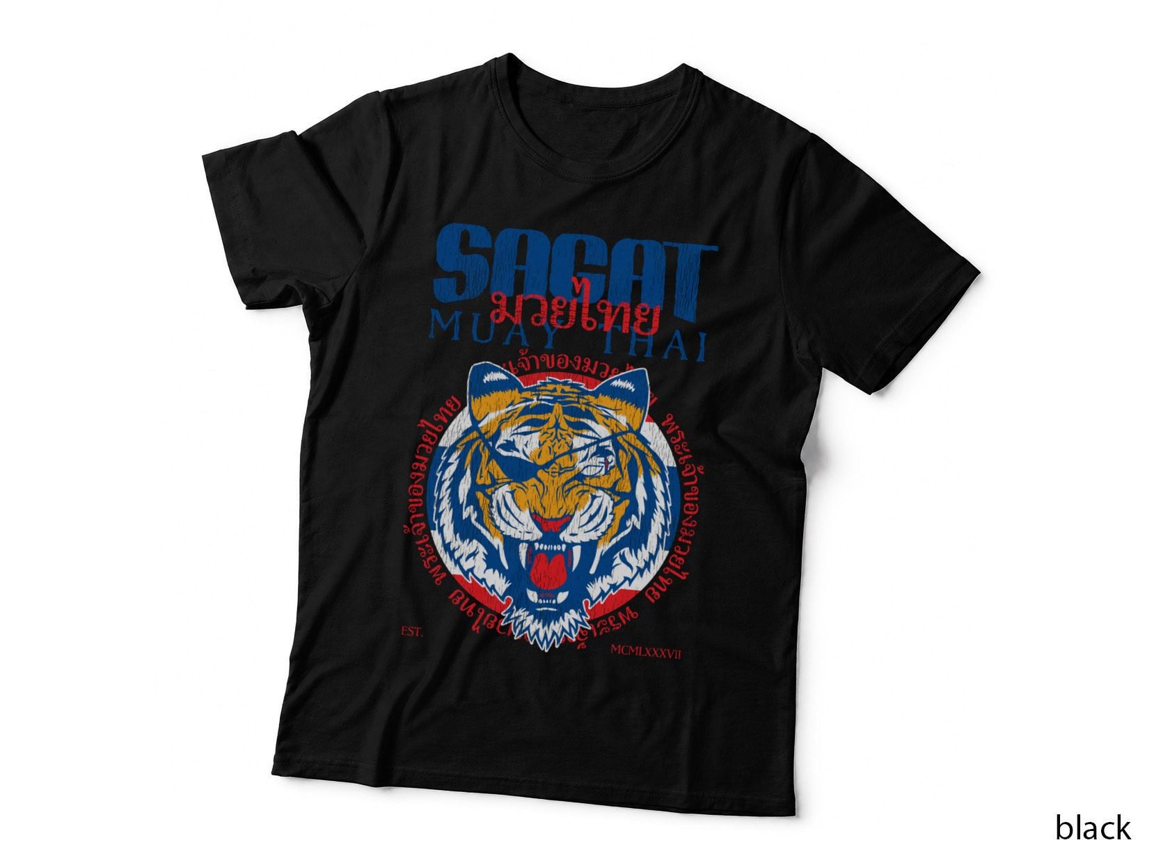 Sagat God of Muay Thai Gym Tiger T-Shirt