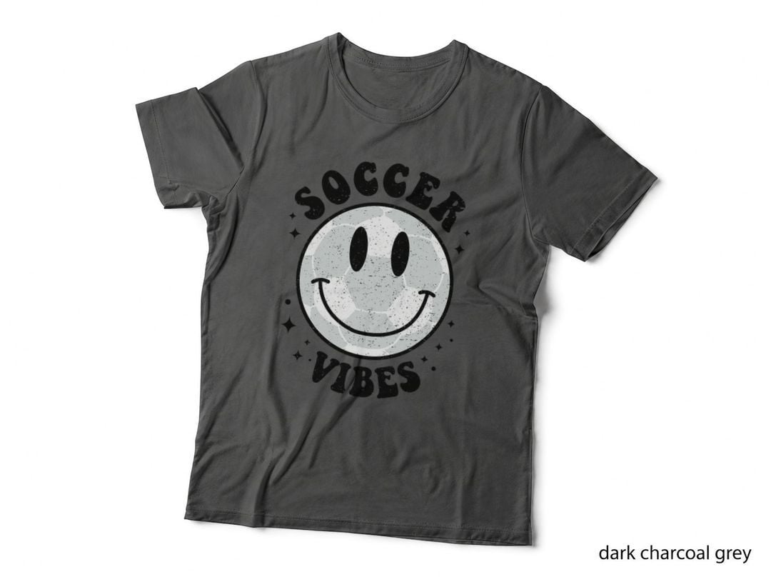 Soccer Vibes Retro Soccer Game Day Soccer Mom Soccer Season T-Shirt