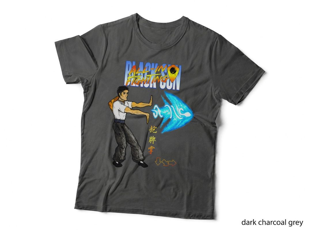 Street Fighting Fireballs - Black Sun Boxing All-In T-Shirt
