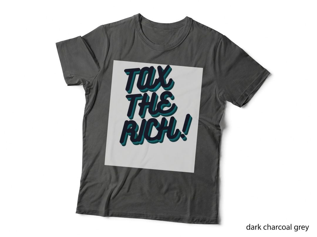 Tax the Rich Baseball ¾ Sleeve T-Shirt
