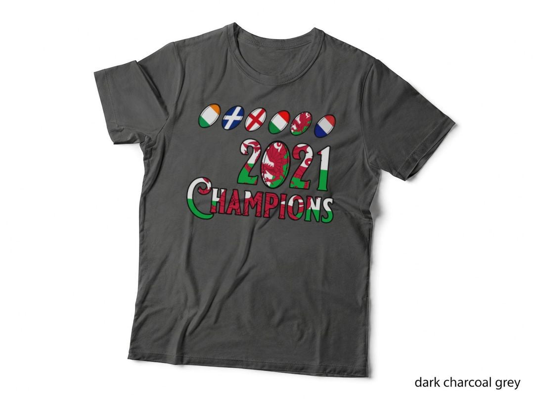 Wales 6 Nations Rugby Champions 2021 Essential T-Shirt