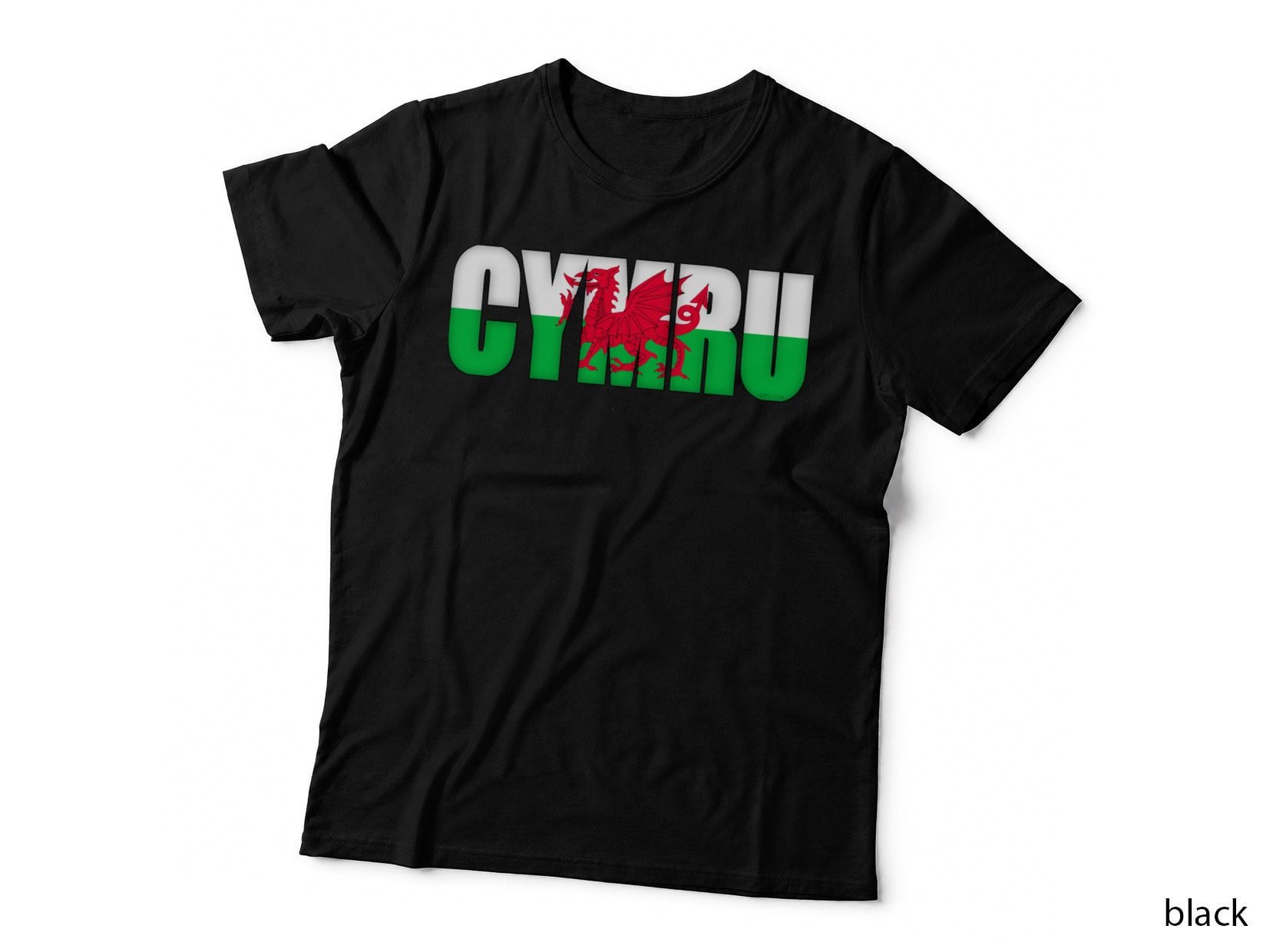 Wales Cymru Fitted T-Shirt
