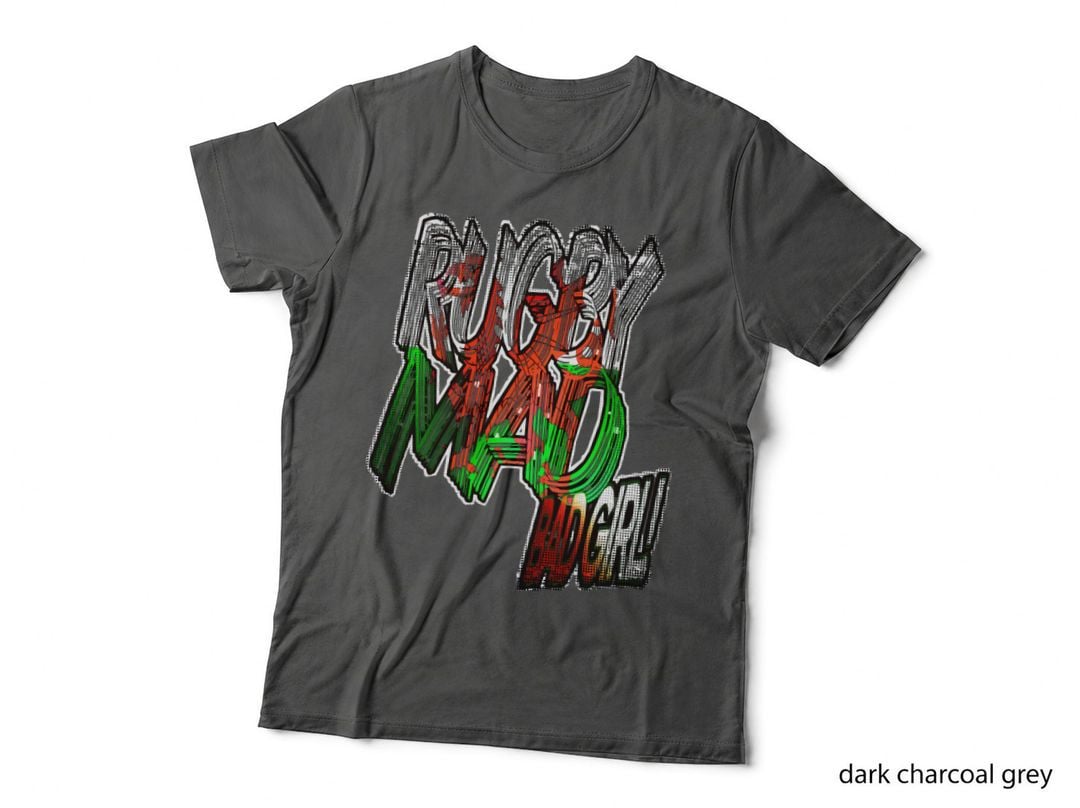 Wales Rugby Mad Bad Girl Classic T-Shirt