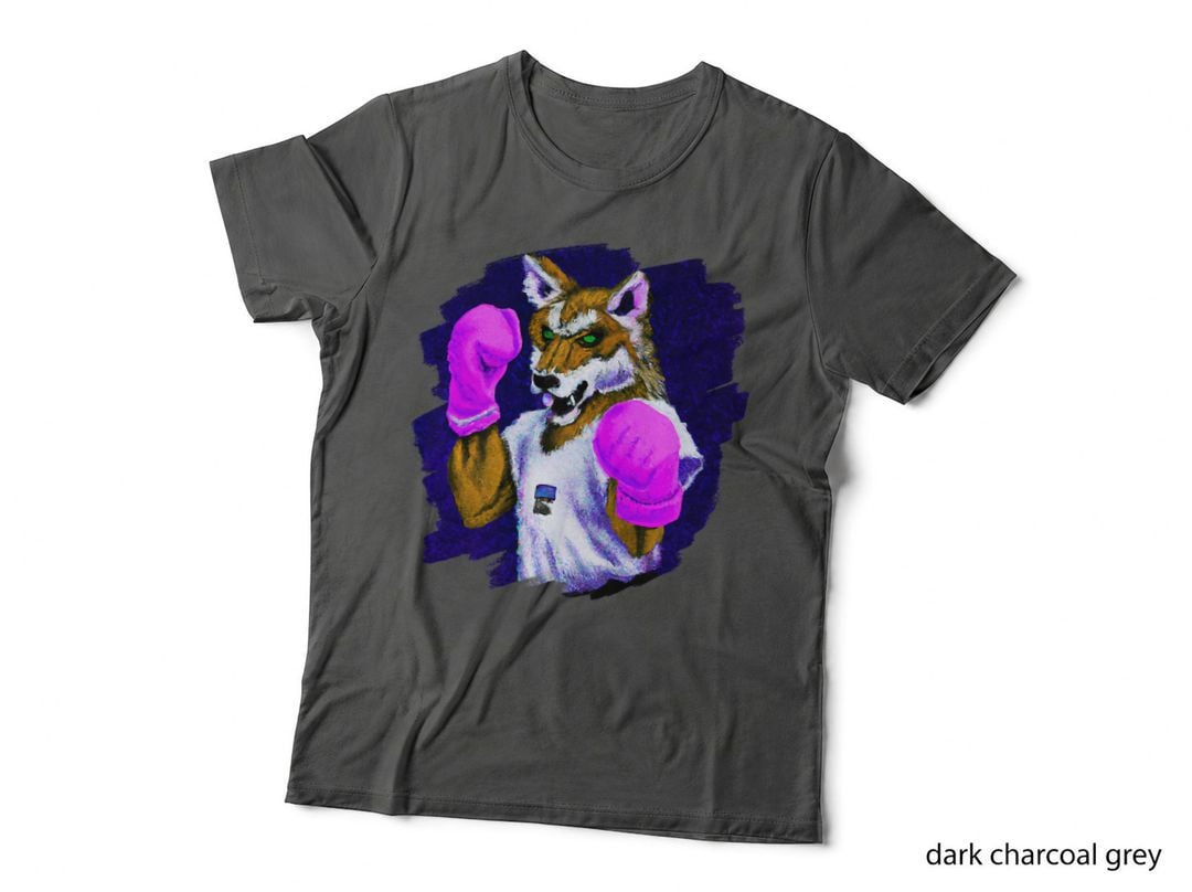 Wolf Boxing Cool Funny Boxer Humor Gift T-Shirt