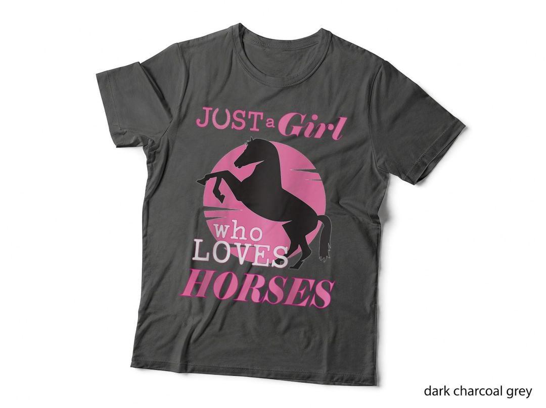 A Girl Who Loves Horses, Sports Fan T-Shirt
