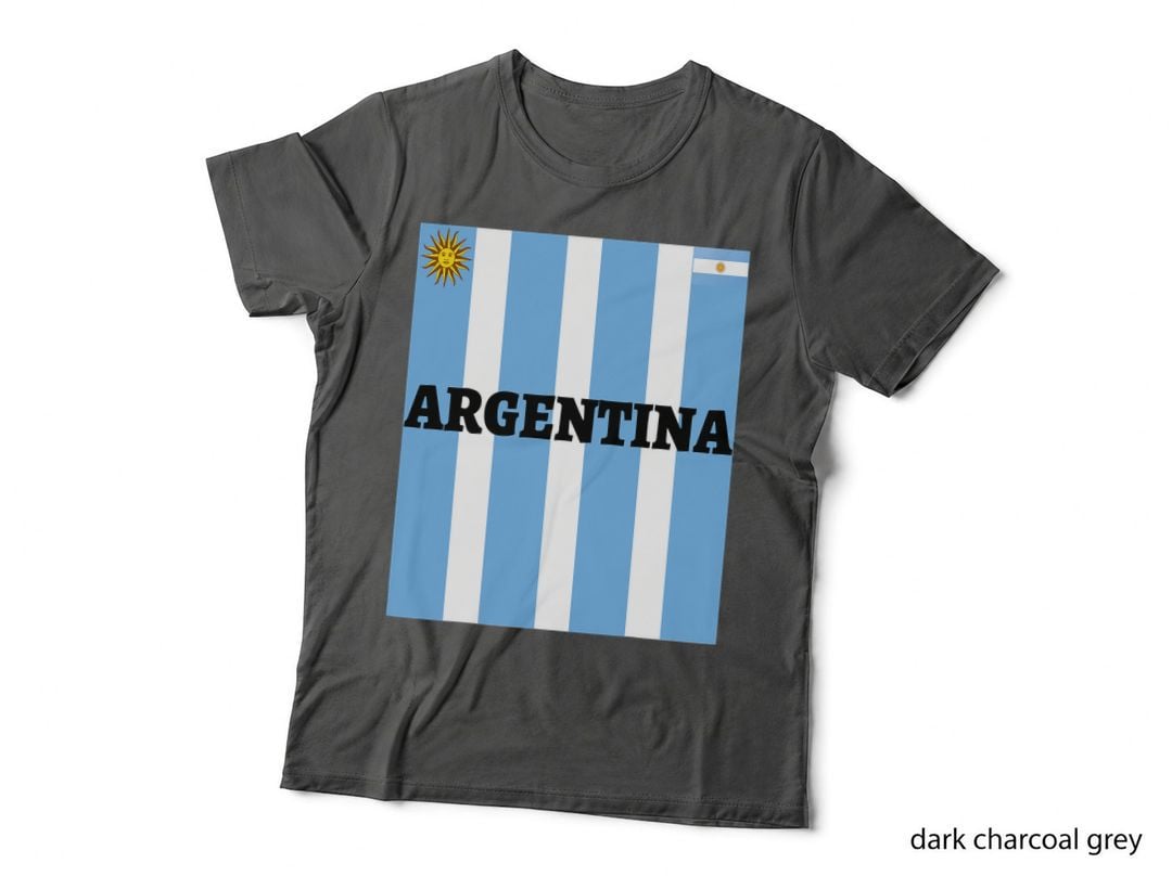 Argentina Jersey Flag-Soccer-Travel-Football T T-Shirt