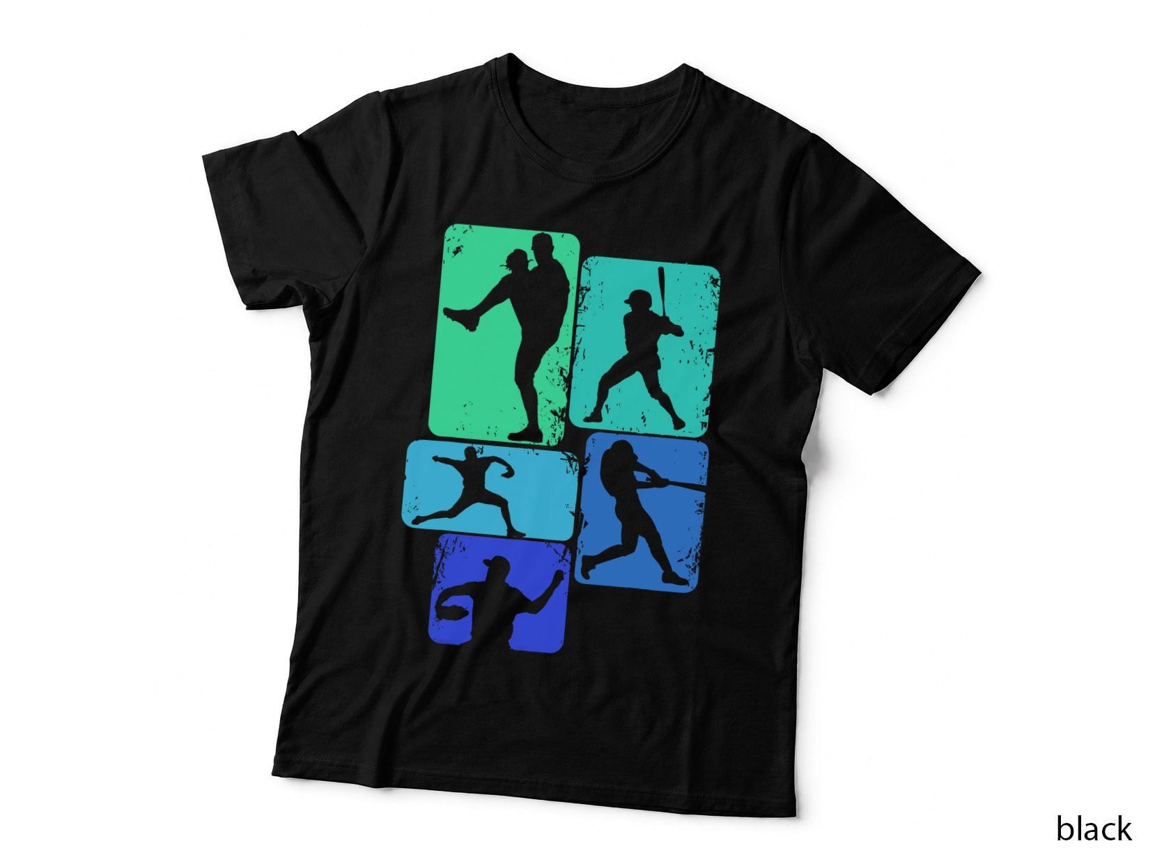 Baseball Batter Kids Boys Youth Men T-Shirt