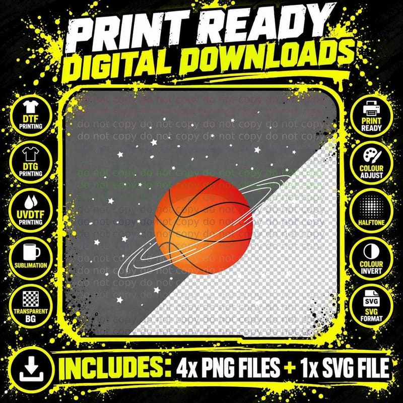 Basketball Lovers Basketball Player Funny Basketball Png SVG Digital Bundle
