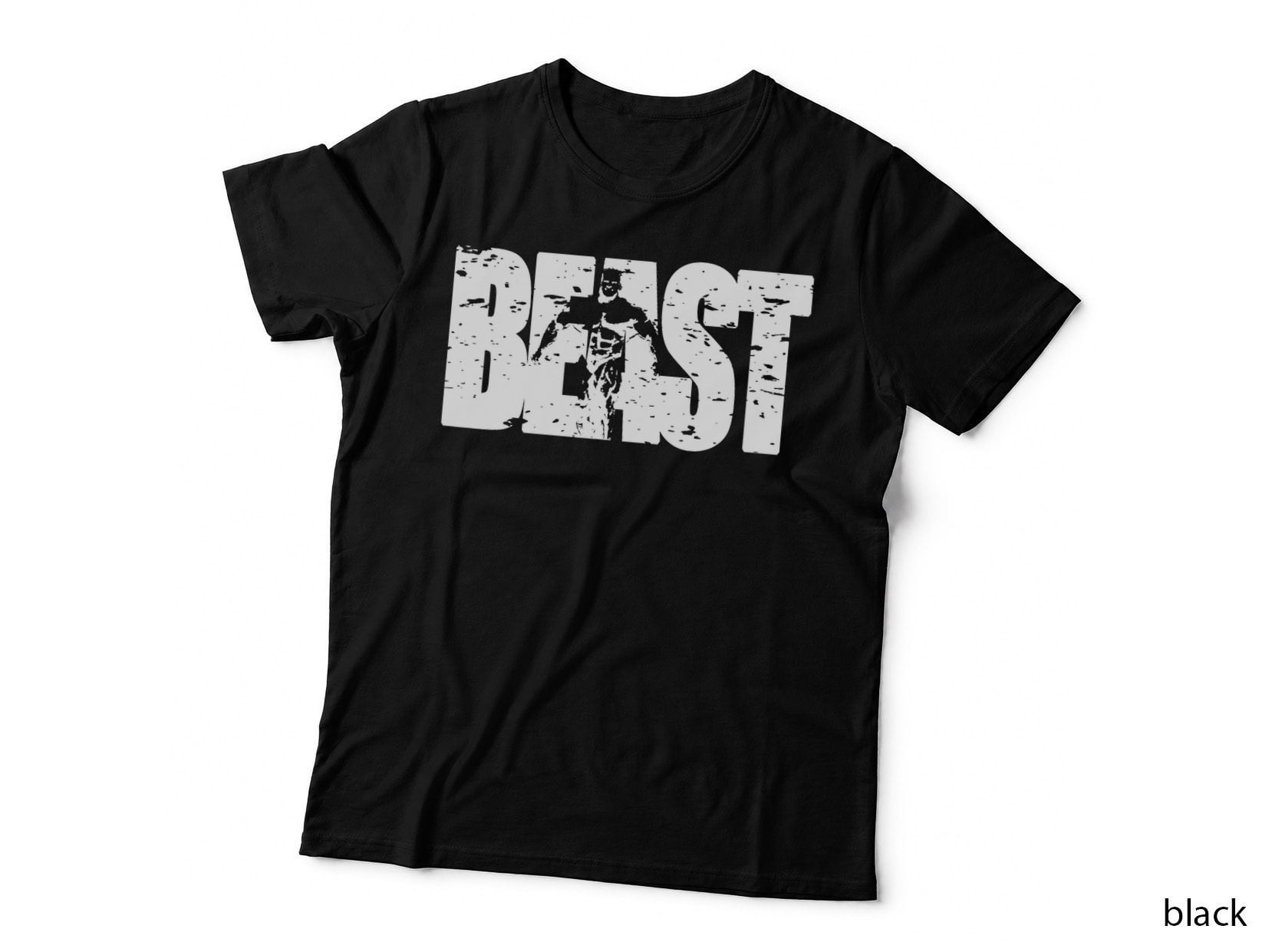 Beast Tshirt Workout Clothes Gym Activewear Fitness Yoga. T-Shirt