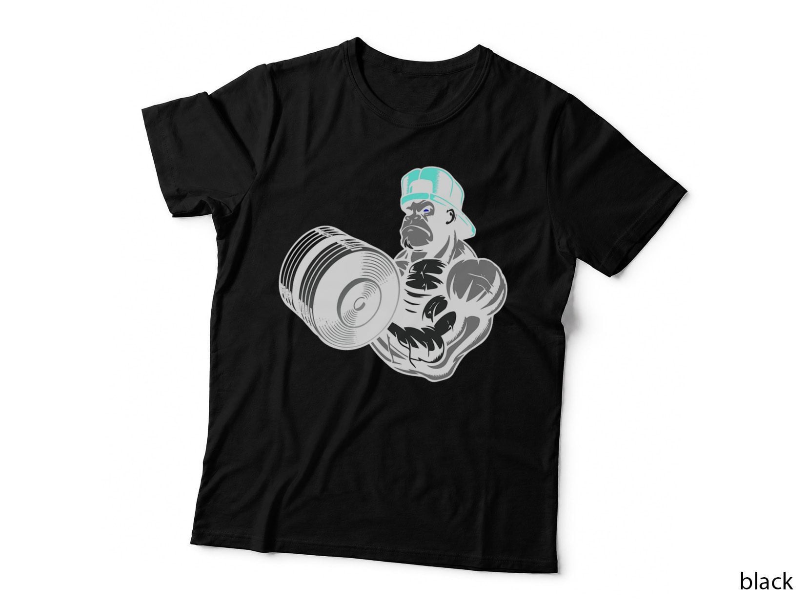 Bodybuilding Gorilla Vegan Workout Gym Bodybuilder T-Shirt