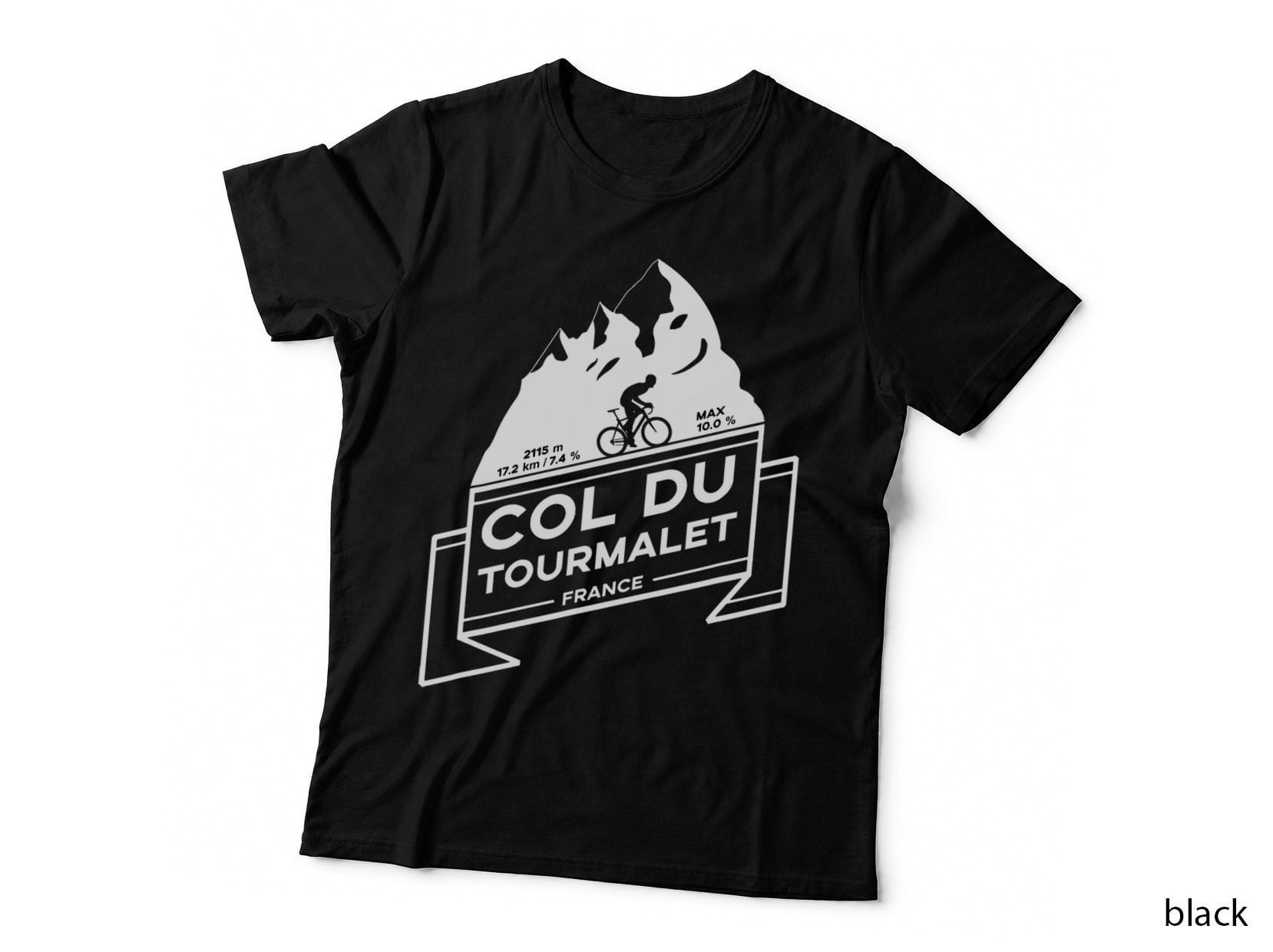 Col Du Tourmalet Road Cycling T-Shirt