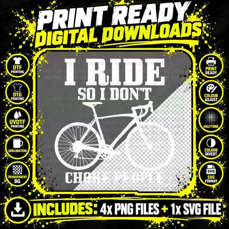 Cycling Funny Road Bike Bicycle Cyclist Men Women T-Shirt Png SVG Digital Bundle
