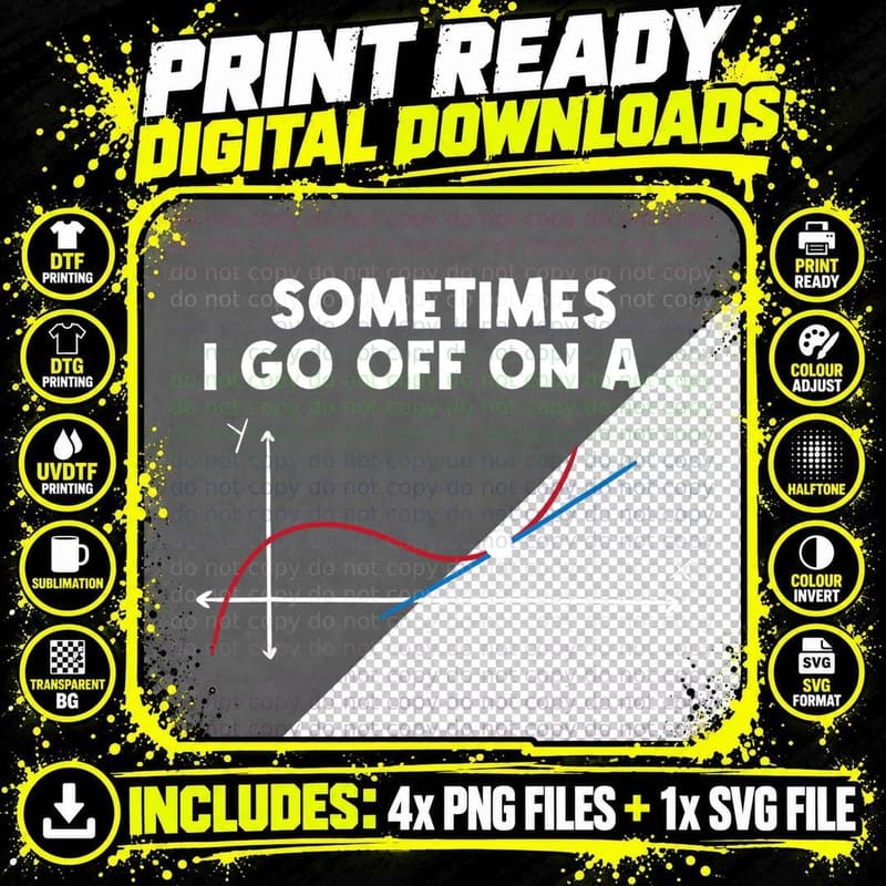 Funny Math Quote Gift for Teachers Students Math Formula Png SVG Digital Bundle