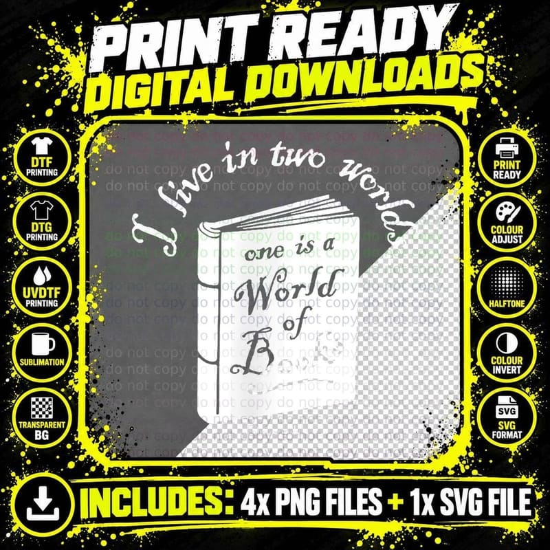 Gilmore Girls a World of Books T-Shirt Png SVG Digital Bundle