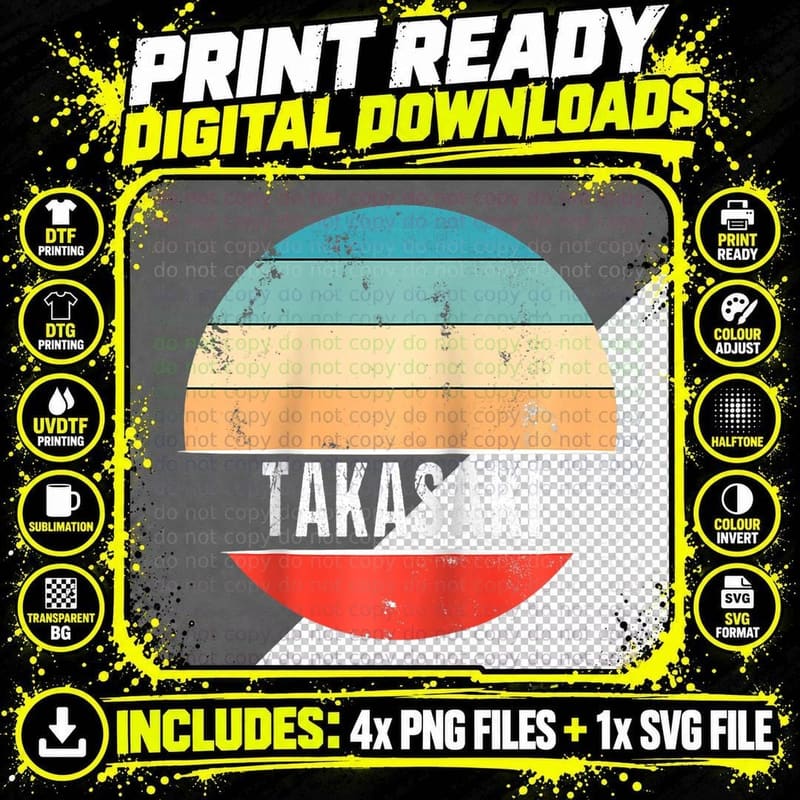 Takasaki Japan City Trip, Sports Fan T-Shirt Png SVG Digital Bundle