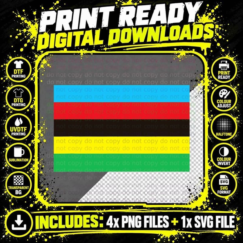 WORLD Cycling Champion T Road Bike Skinng Tyre Champ Png SVG Digital Bundle
