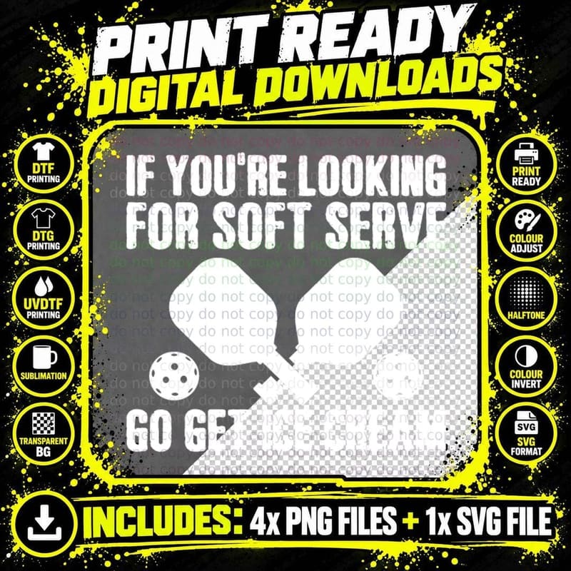 If You're Looking for Soft Serve Go Get Ice Cream Png SVG Digital Bundle