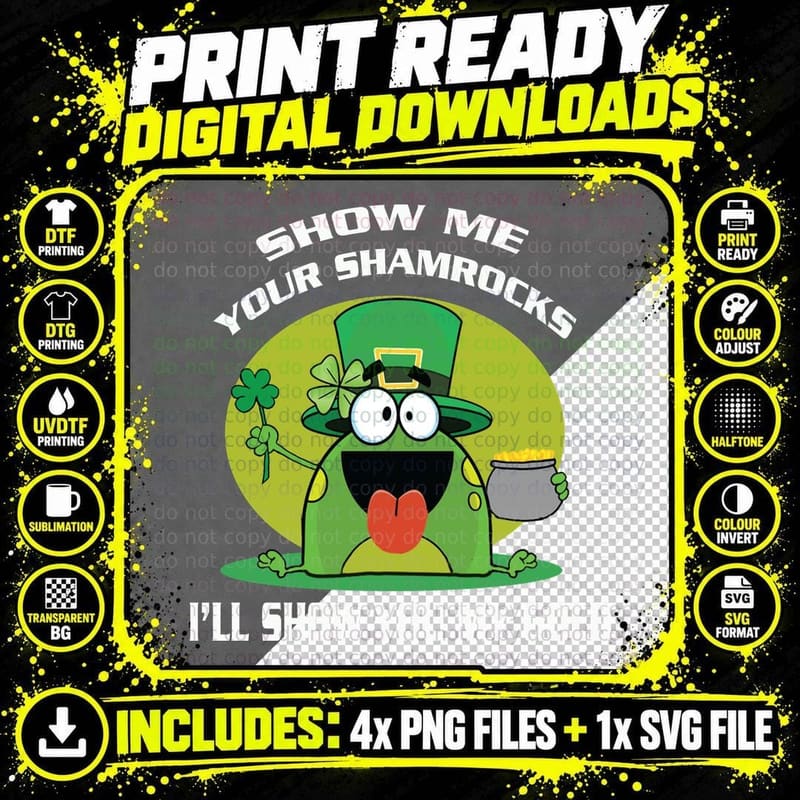 St Patricks Day Leprechaun T-Shirt, Irish Theme Png SVG Digital Bundle