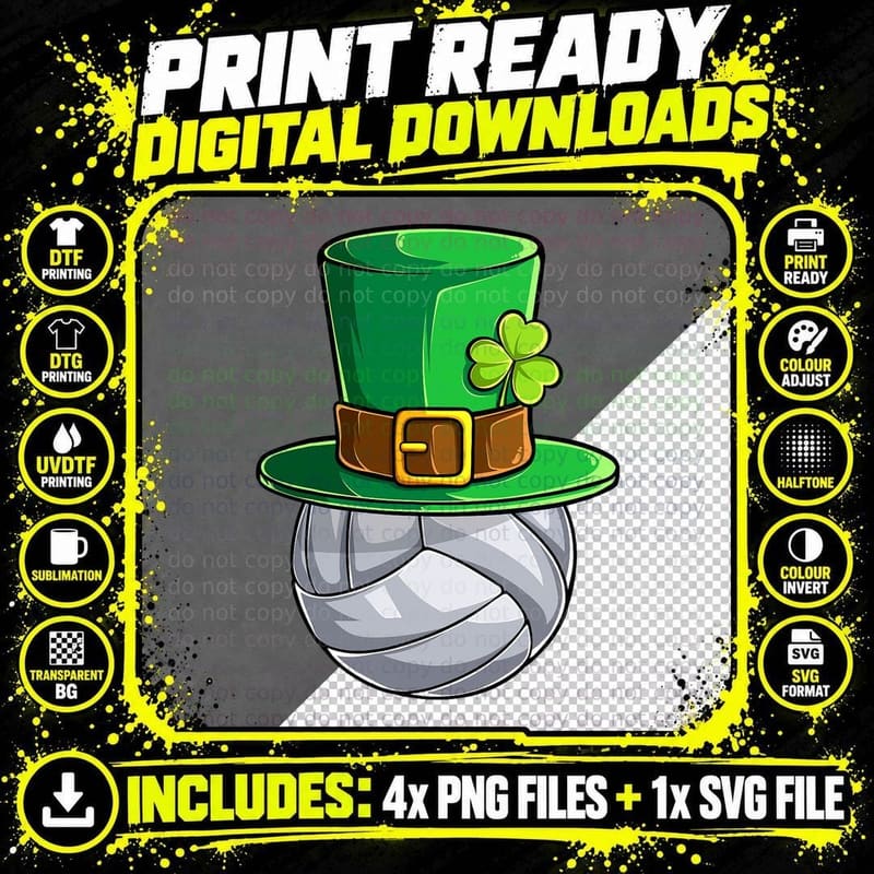 St Patricks Day Shirts for Irish Boys Toddler Kid Png SVG Digital Bundle