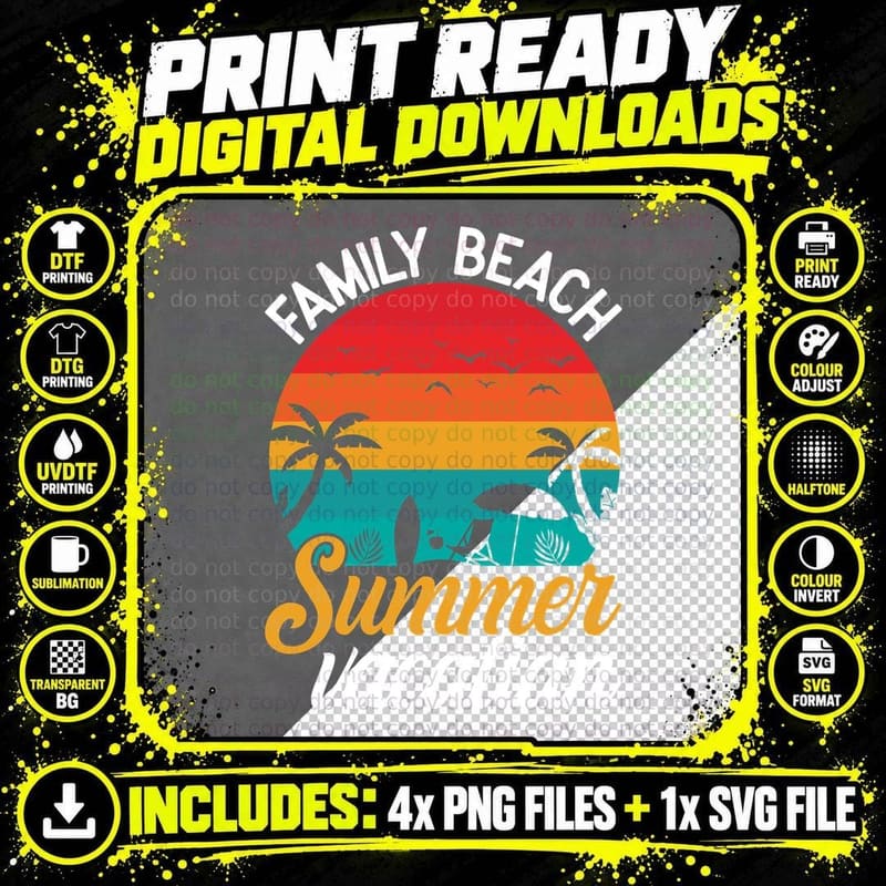 I Was Made for Sunny Happy Days Summer T-Shirt Png SVG Digital Bundle