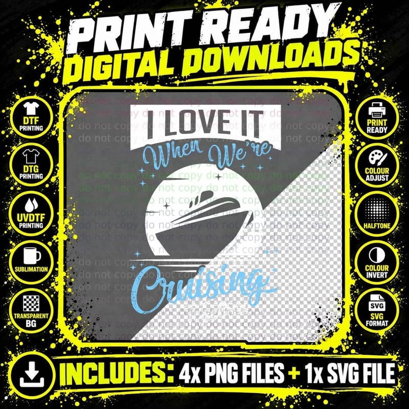 Matching Couple Shirt Cruising Vacation Cruise Ship Gift Png SVG Digital Bundle