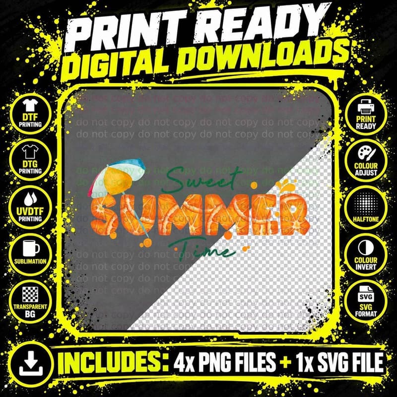Paradise Found Summer T-Shirt, Colorful Turtle Coral Png SVG Digital Bundle